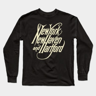 New York New Haven And Hartford Railroad Long Sleeve T-Shirt